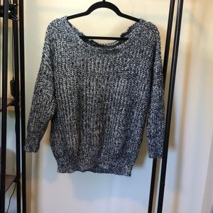 Off the shoulder sweater